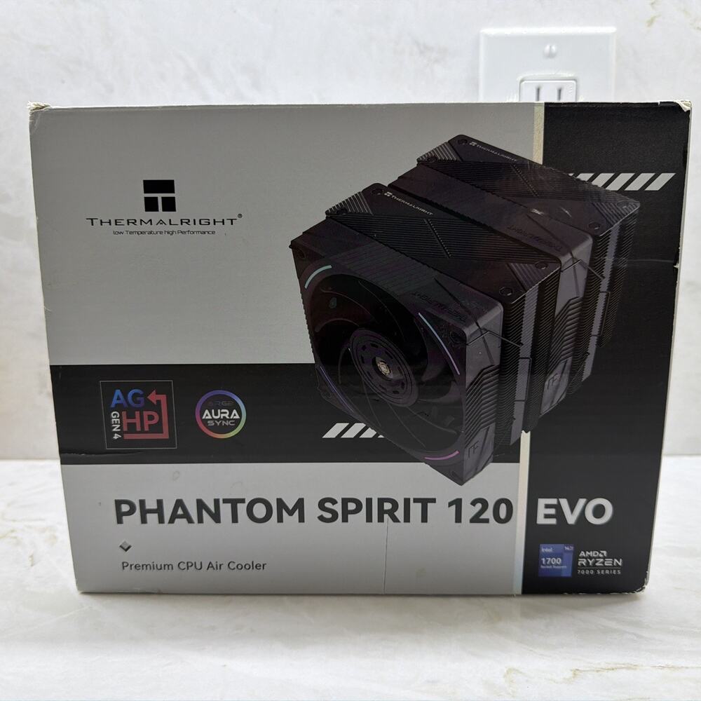 Thermalright Phantom Spirit 120 EVO CPU Air Cooler, 7 Heat Pipes CPU Cooler,Dual